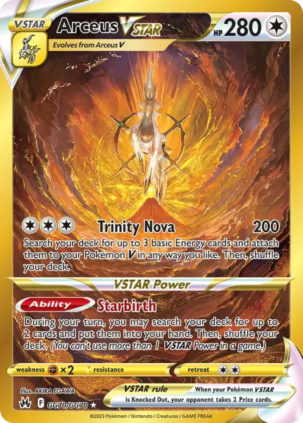 Arceus VSTAR (Crown Zenith Galarian Gallery GG70/GG70)