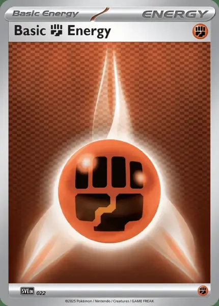 Basic Fighting Energy (Scarlet & Violet Energies 022) 1 Basic Fighting Energy (Scarlet & Violet Energies 022)