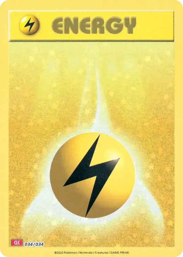 Basic Lightning Energy (Pokémon TCG Classic - Charizard 034/034) 1 Basic Lightning Energy (Pokémon TCG Classic - Charizard 034/034)