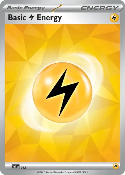 Basic Lightning Energy (Scarlet & Violet Energies 012)