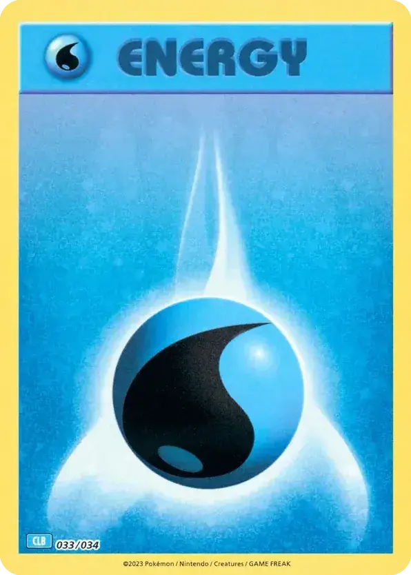 Basic Water Energy (Pokémon TCG Classic – Blastoise 033/034)