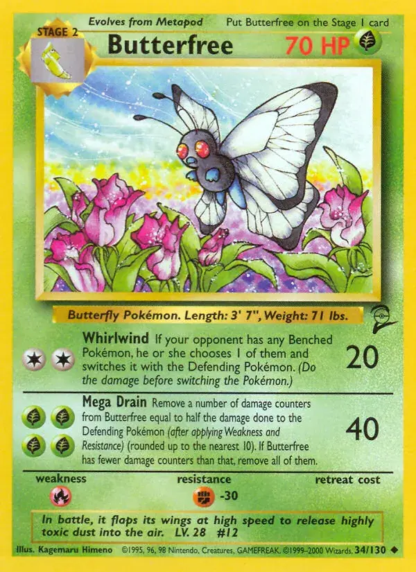 Butterfree (Base Set 2 034/130)