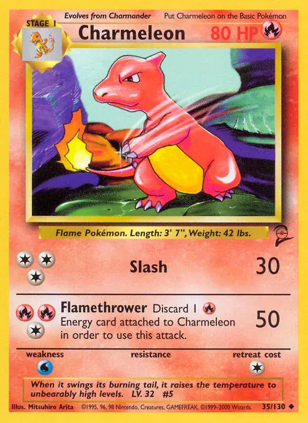 Charmeleon (Base Set 2 035/130)