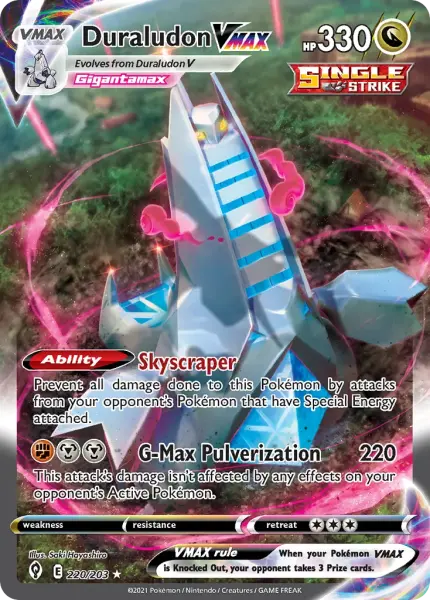 Duraludon VMAX (Evolving Skies 220/203)