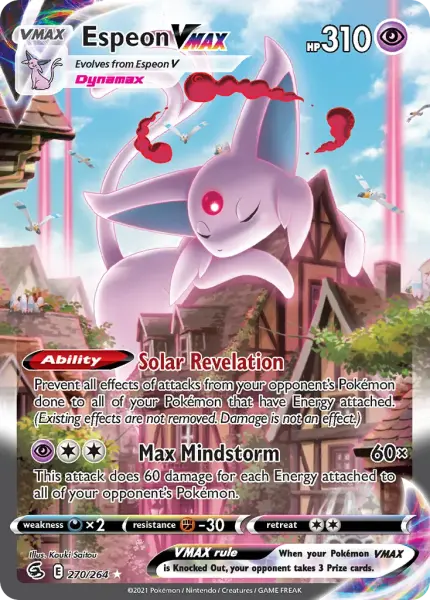 Espeon VMAX (Fusion Strike 270/264)