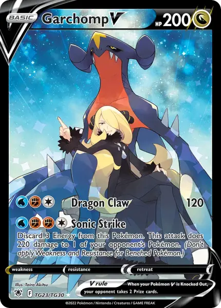 Garchomp V (Astral Radiance Trainer Gallery TG23/TG30)