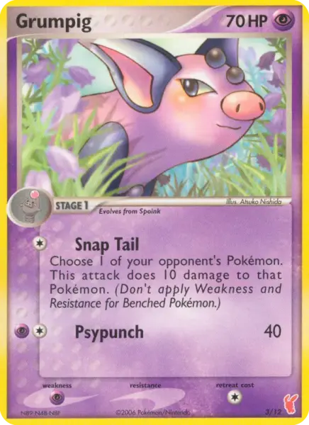 Grumpig (EX Trainer Kit 2 Plusle 3/12)