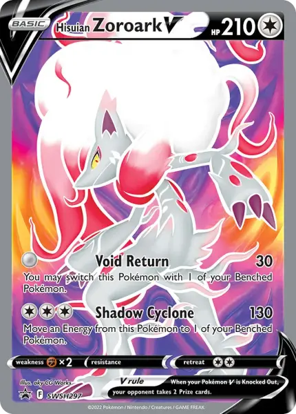 Hisuian Zoroark V (SWSH Black Star Promos SWSH297)