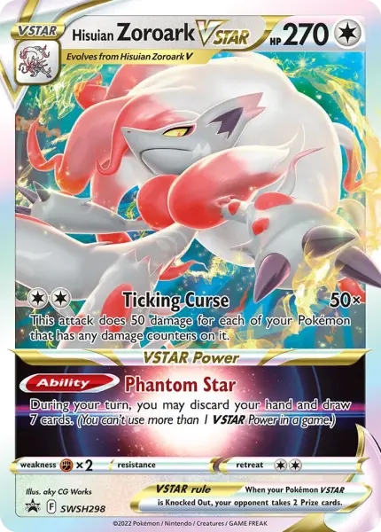 Hisuian Zoroark VSTAR (SWSH Black Star Promos SWSH298)