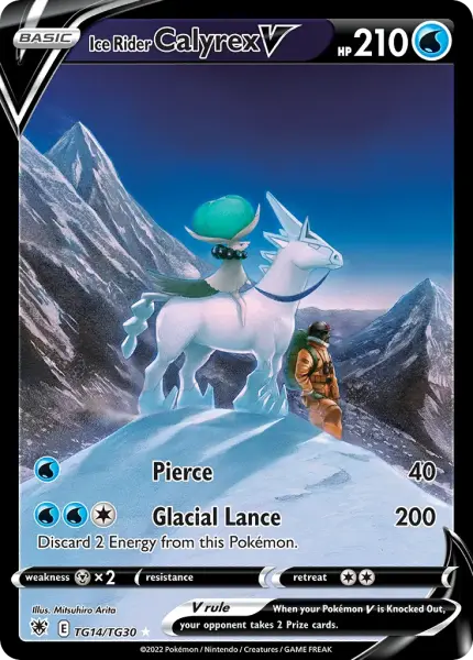 Ice Rider Calyrex V (Astral Radiance Trainer Gallery TG14/TG30)