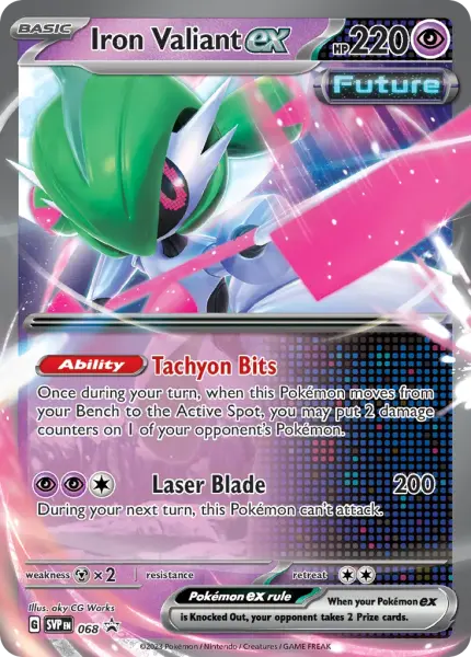 Iron Valiant ex (Scarlet & Violet Black Star Promos 68) 1 Iron Valiant ex (Scarlet & Violet Black Star Promos 68)