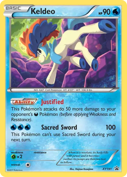 Keldeo (XY Black Star Promos XY191)