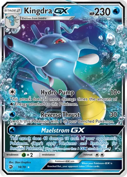 Kingdra-GX (Dragon Majesty 18/70)