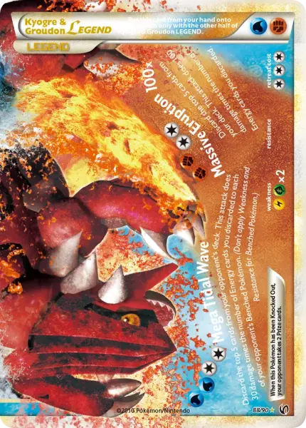 Kyogre & Groudon LEGEND (HS—Undaunted 88)