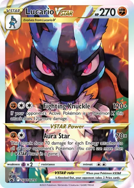 Lucario VSTAR (SWSH Black Star Promos SWSH291)