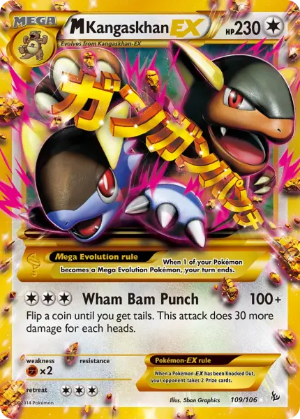M Kangaskhan-EX (Flashfire 109/106)