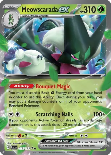 Meowscarada ex (Paldea Evolved 015/193)
