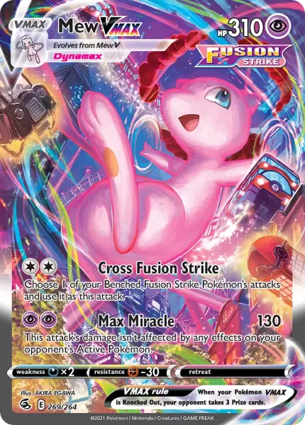 Mew VMAX (Fusion Strike 269/264)