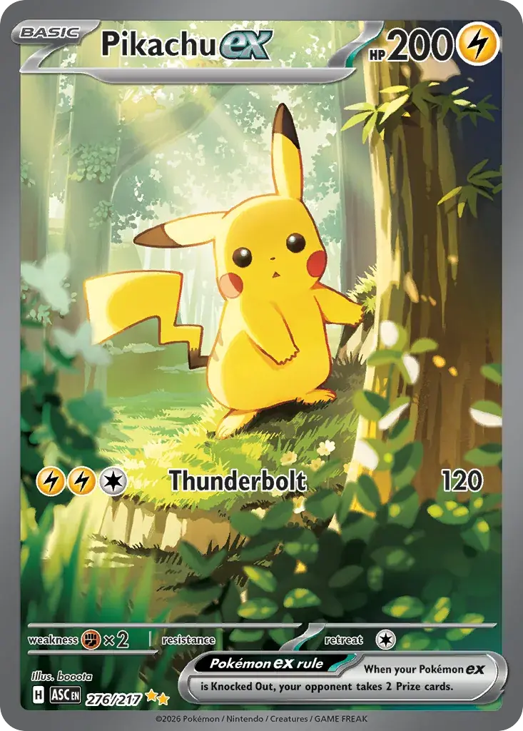 Pikachu ex (Ascended Heroes 276/217)