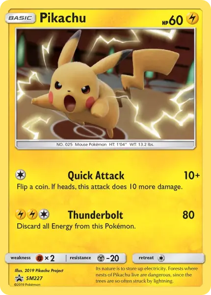 Pikachu (SM Black Star Promos SM227)