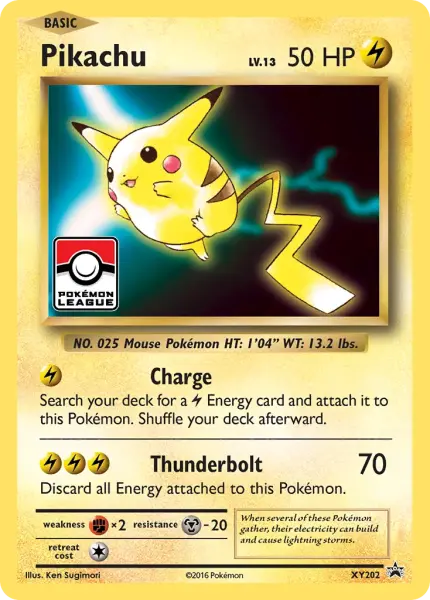 Pikachu (XY Black Star Promos XY202)
