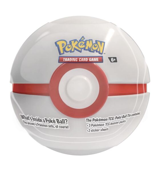 Pokeball Tin Beyaz