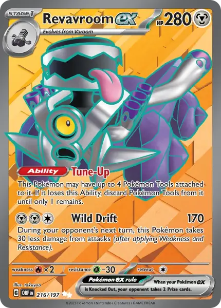 Revavroom ex (Obsidian Flames 216/197)