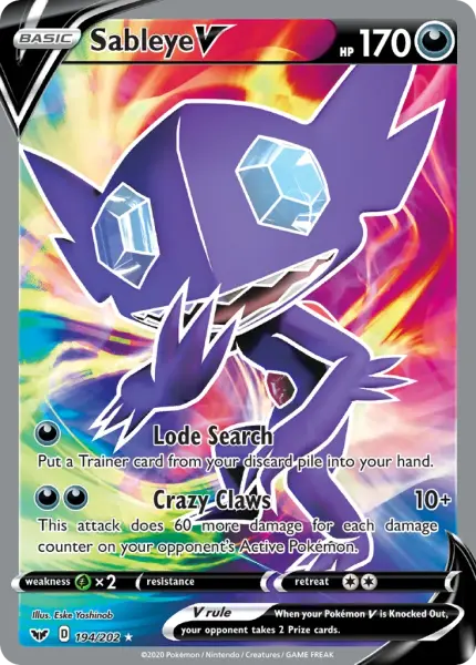 Sableye V (Sword & Shield 194/202)