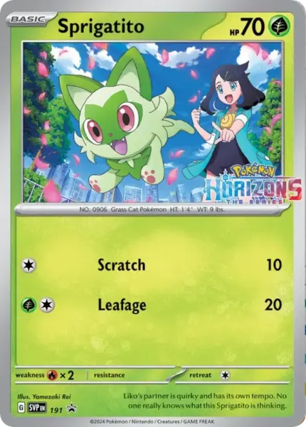 Sprigatito (Scarlet & Violet Black Star Promos 191) 1 Sprigatito (Scarlet & Violet Black Star Promos 191)