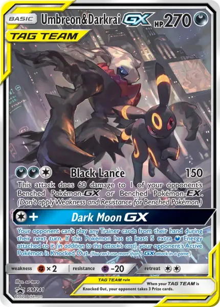 Umbreon & Darkrai-GX (SM Black Star Promos SM241)