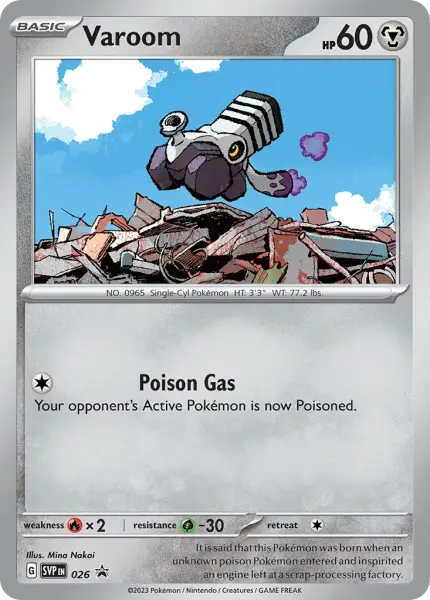Varoom (Scarlet & Violet Black Star Promos 26) 1 Varoom (Scarlet & Violet Black Star Promos 26)