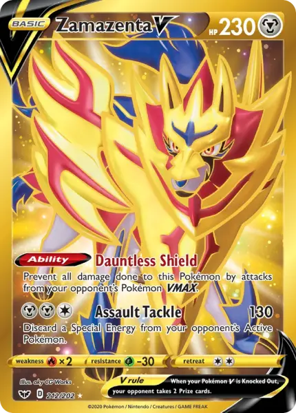 Zamazenta V (Sword & Shield 212/202)