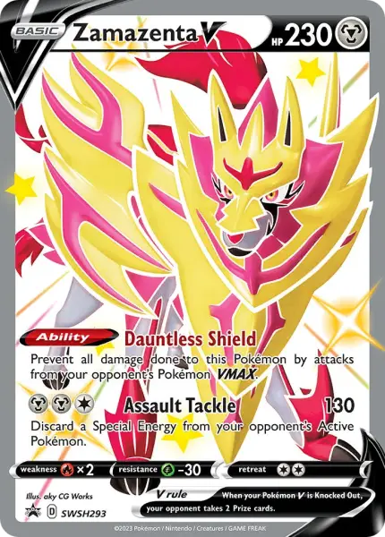 Zamazenta V (SWSH Black Star Promos SWSH293)