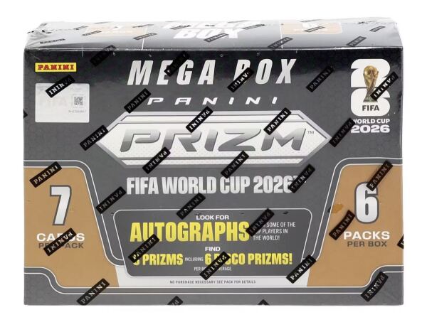 Panini Prizm Fifa World Cup 2026 Mega Box
