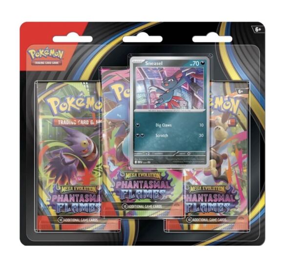 Pokemon Phantasmal Flames 3 Pack Collection Blister Box