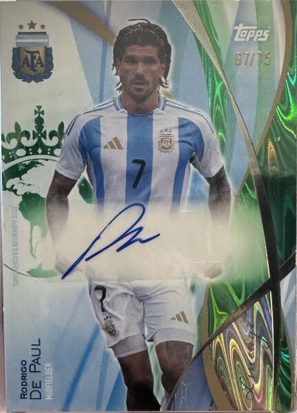 Rodrigo De Paul Certified Autograph (Topps)