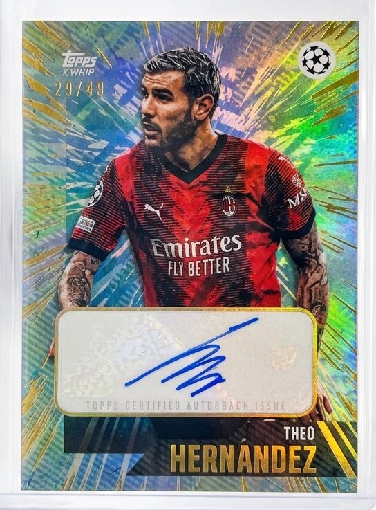 Theo Hernandez Certified Autograph (Topps & Whip)