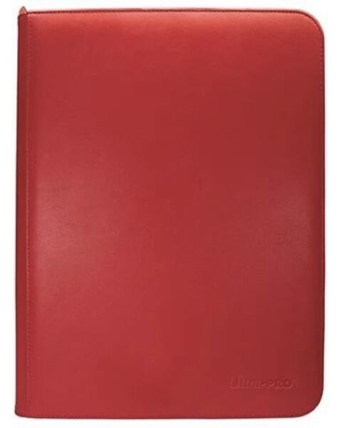 Ultra Pro Fermuarli Binder Kirmizi 360 Kart Kapasiteli