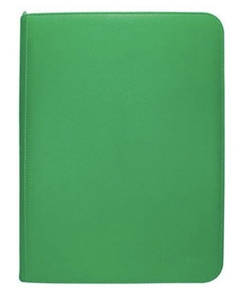 Ultra Pro Fermuarli Binder Yesil 360 Kart Kapasiteli
