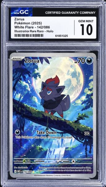 Zorua (142/086) CGC 10